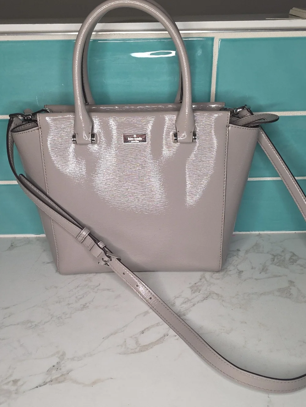 Kate Spade Bixby Place Lise Satchel In Hare Gray
